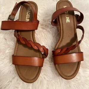 Strappy wedge sandals